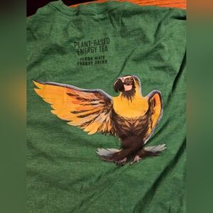 Green Parrot Graphic Tee